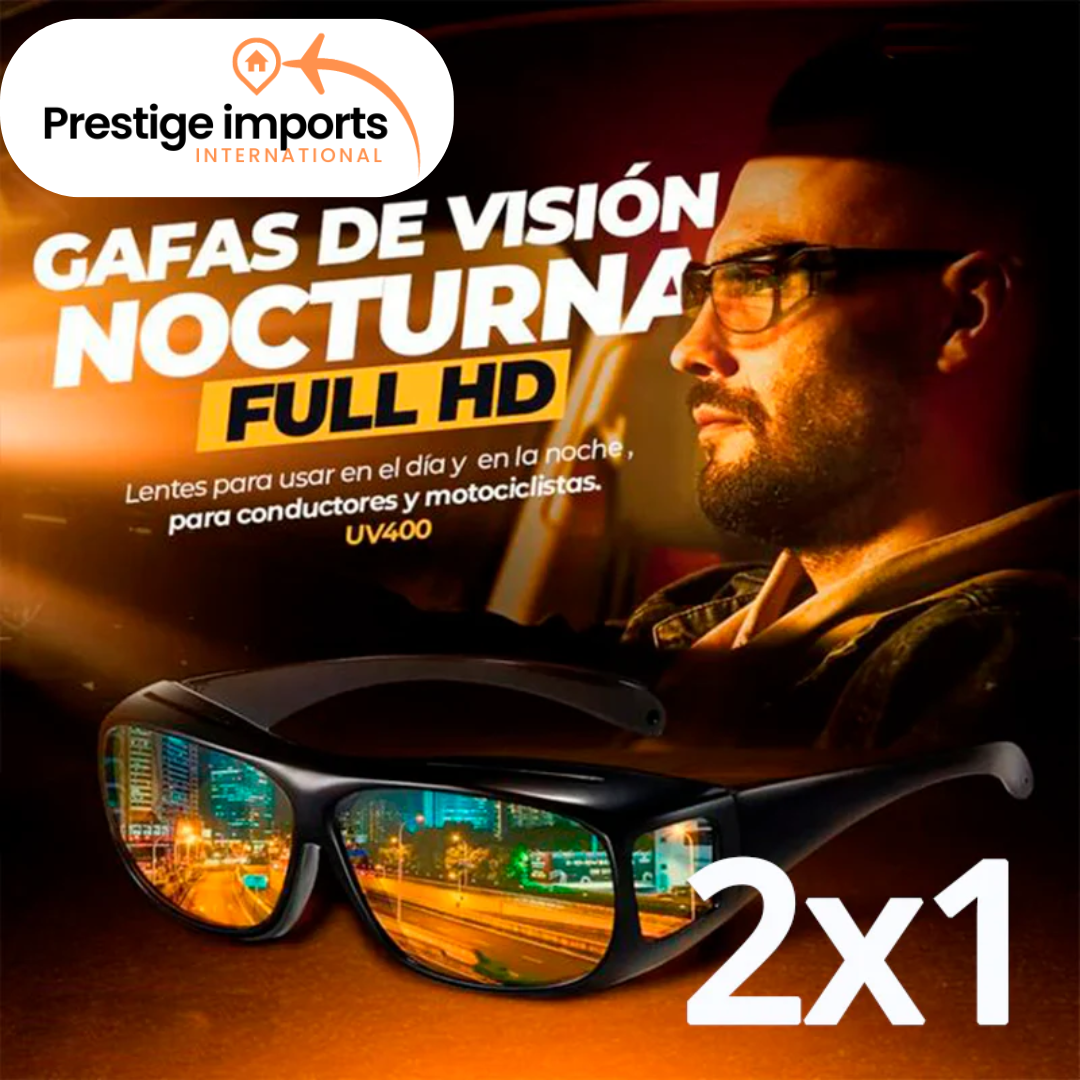 Dúo DriveVision™  - Gafas de Conducción 2x1 Día y Noche