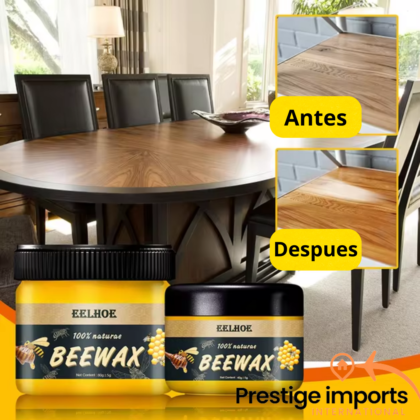 BeeWax Restore™ -Cera Restaurador De Madera Beewax