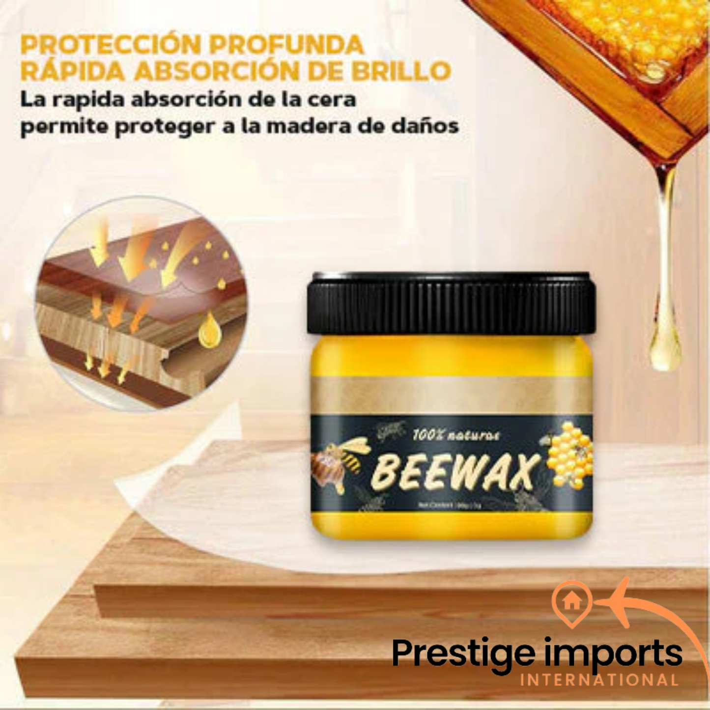 BeeWax Restore™ -Cera Restaurador De Madera Beewax